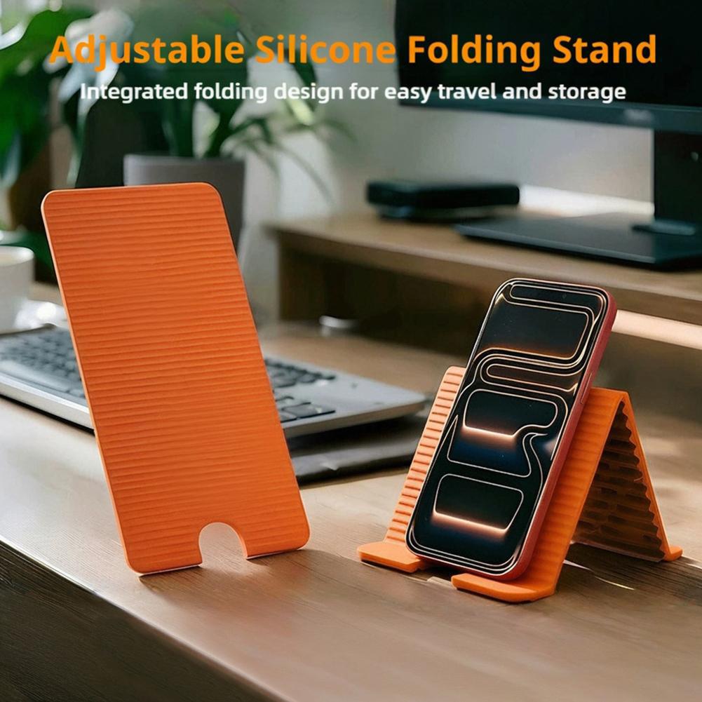 Tablet Phone Accessories - Elastyczny, składany silikonowy uchwyt na telefon