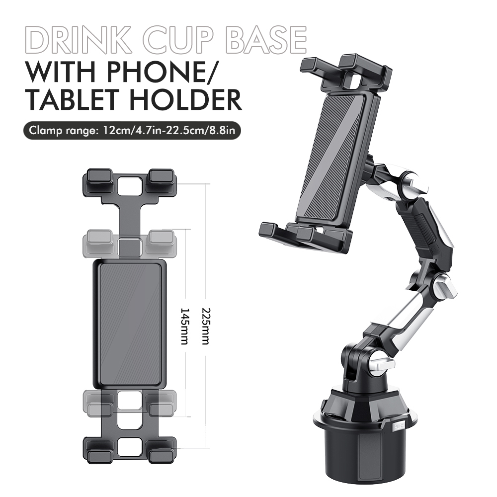 Trimble Tablet Accessories - Uniwersalny uchwyt samochodowy na kubek, uchwyt