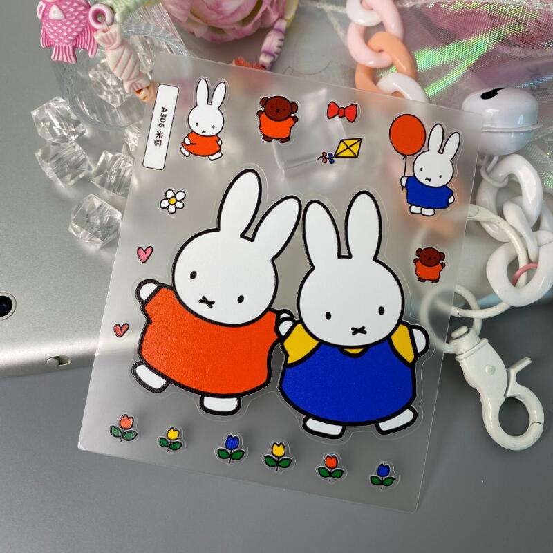 Tablet Accessories 3D Print - Naklejki 3D z Miffy z kreskówek,