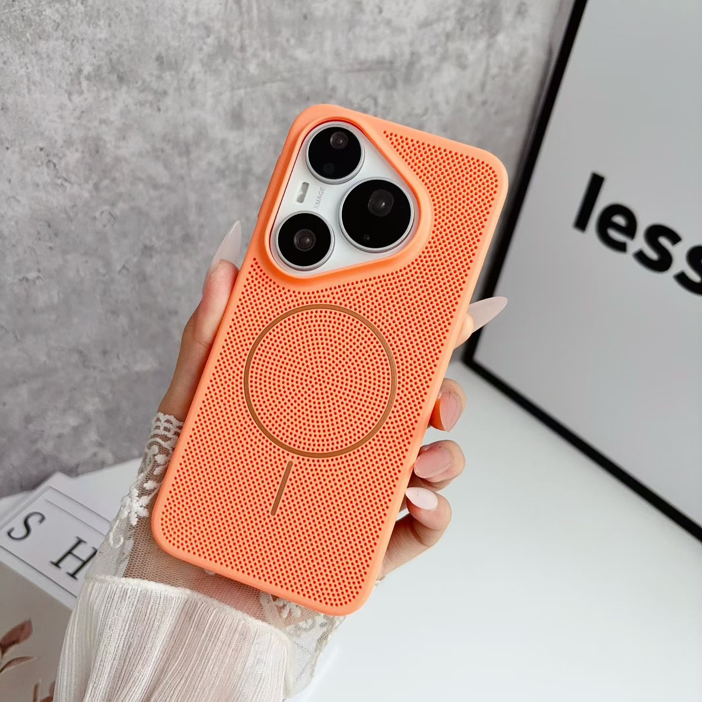 Huawei Mate 60 - Magnetyczne etui chłodzące z oddychającą powłoką