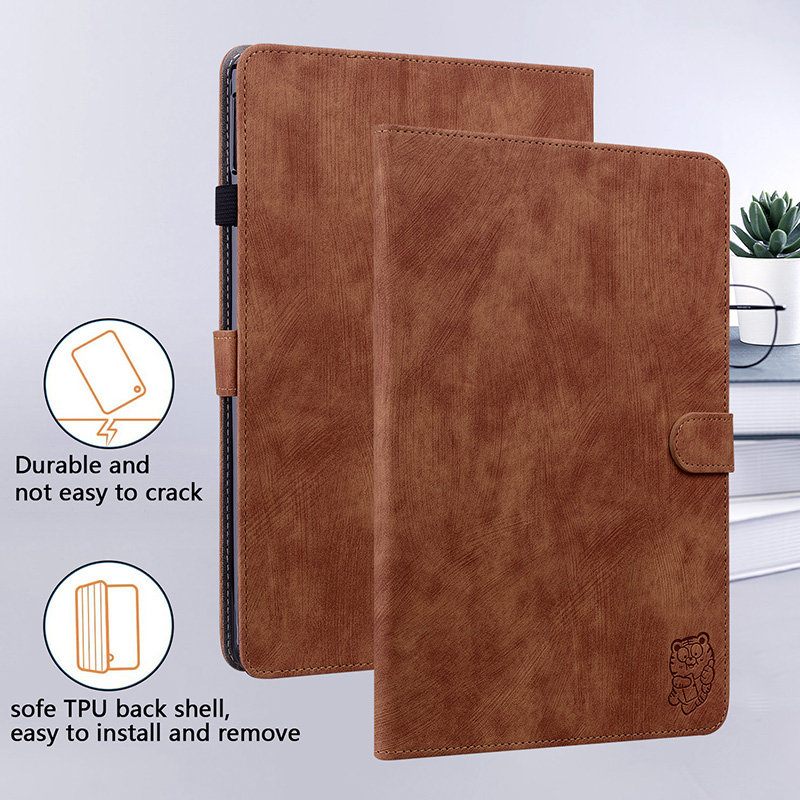 Śliczne skórzane etui tygrysie – Tablet Accessories Amazon recenzja i cena